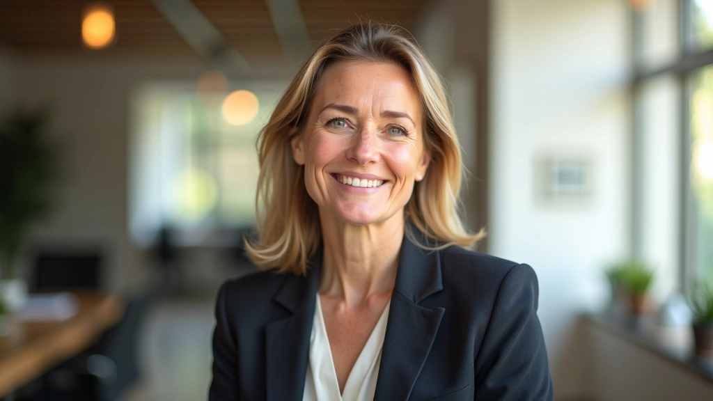 Professional life coach in modern office environment helping clients with career transitions